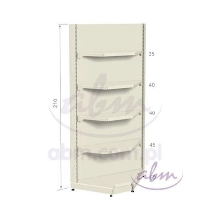 Narożnik wewnętrzny 90 stopni H-210cm